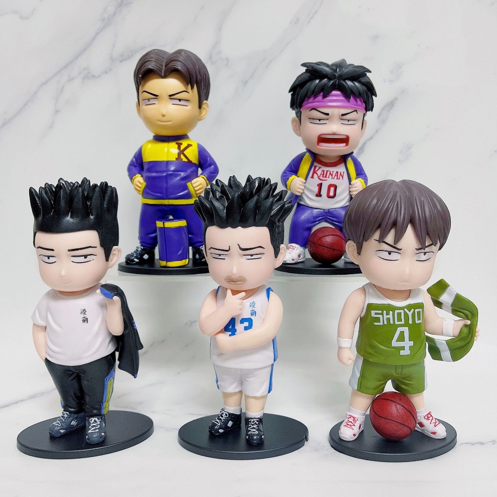 5Pcs Set 16cm Anime Colors Slam Dunk Figure Akira Sendoh Nobunaga