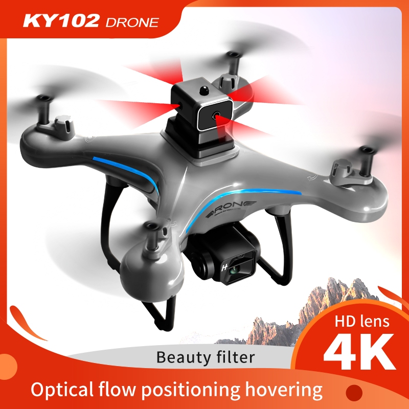 KY102 Four Sided Obstacle Avoidance Drone 4K High Definition Pixels