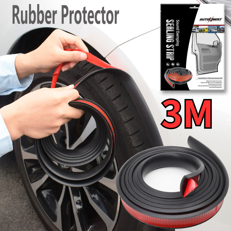 M Car Rubber Seal Strip Fender Flare Edge Sealing Strip Anti Collision