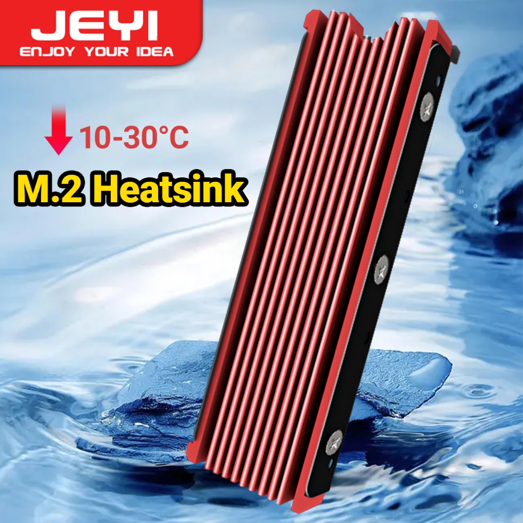 JEYI M 2 2280 SSD Heatsink Support PS5 PC Aluminum Radiator NVME NGFF