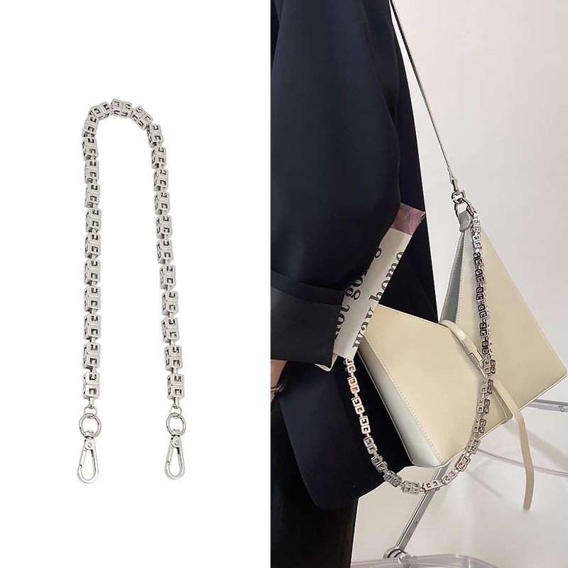 40 60 90 100 110 120cm Metal Purse Shoulder Bag Chain Strap Handle