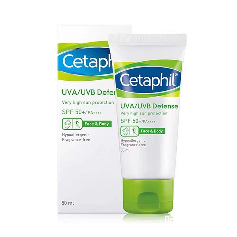 Cetaphil UVA UVB Defense SPF50 For Face Body For Sensitive Dry Oily