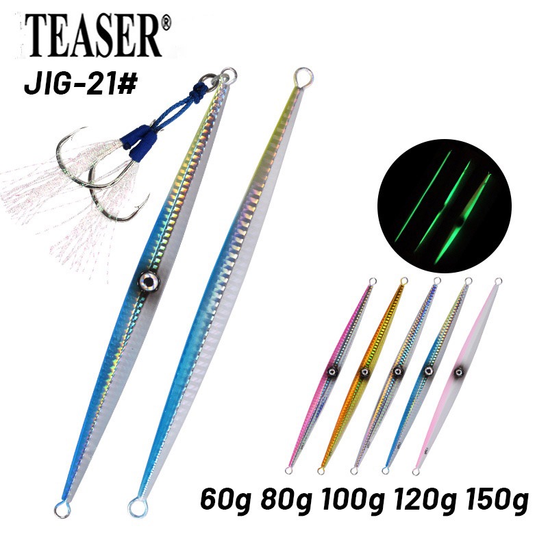 Teaserj G G G G G Metal Jigging Lure Sinking Fast Sea