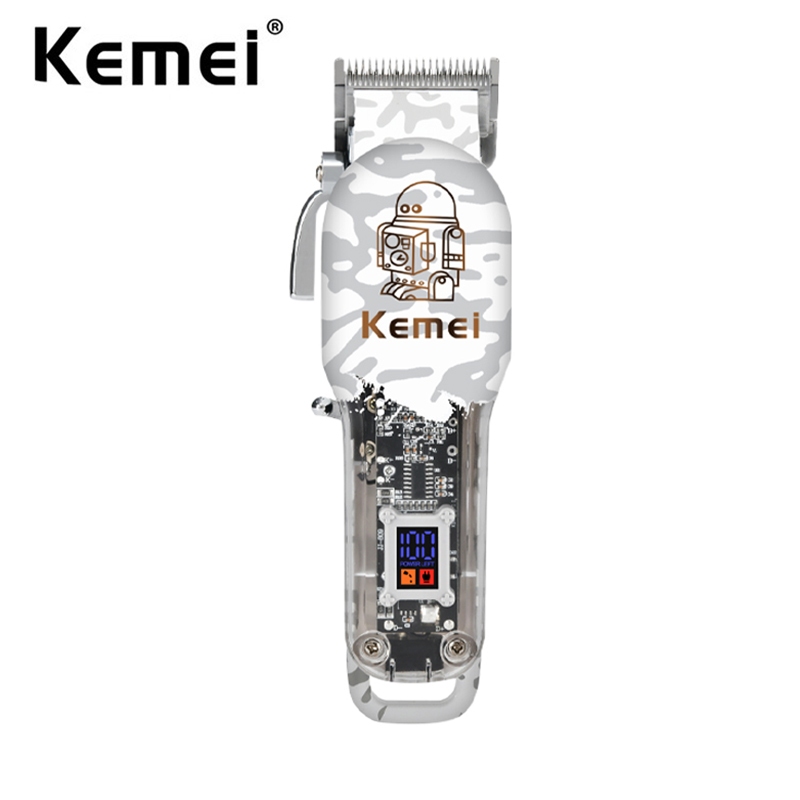 Kemei 8w Professional Barber Electric Hair Clipper Fade And Blend Hair