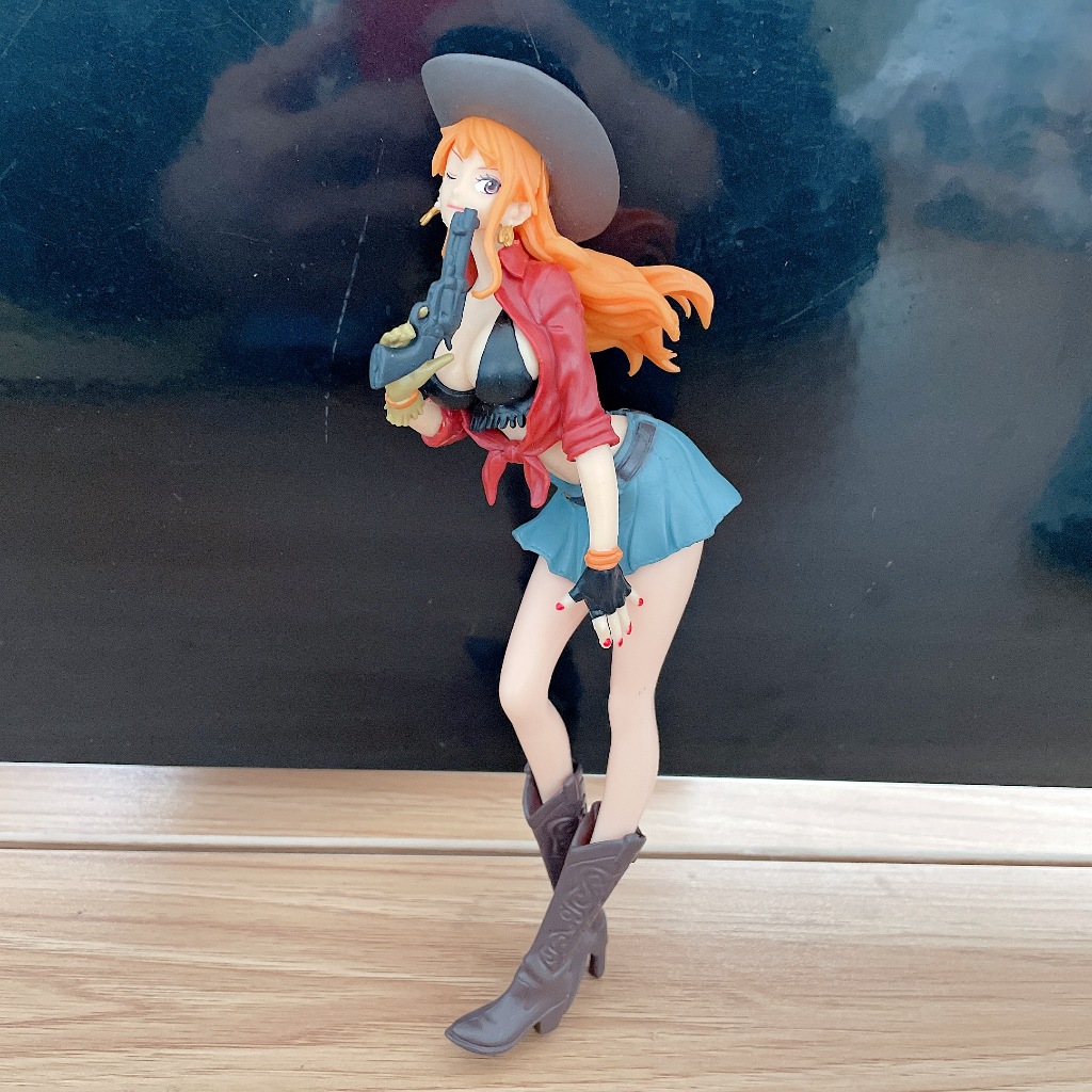 Cm One Piece Nami Anime Figure Sexy Action Figurine Cowboy Hentai Pvc