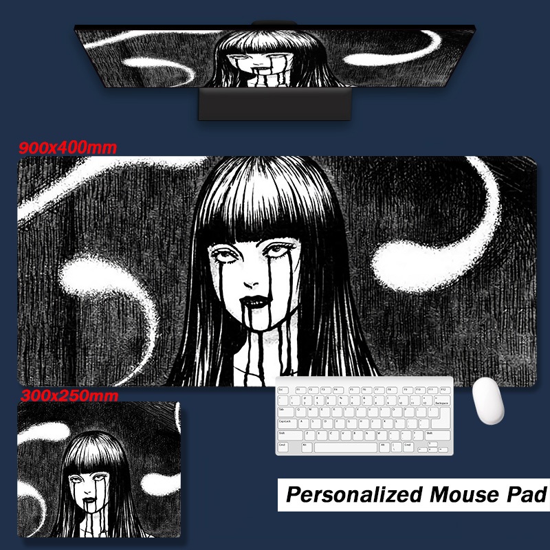 Junji Ito Horror Anime Mouse Pad Extended Gaming Mousepad