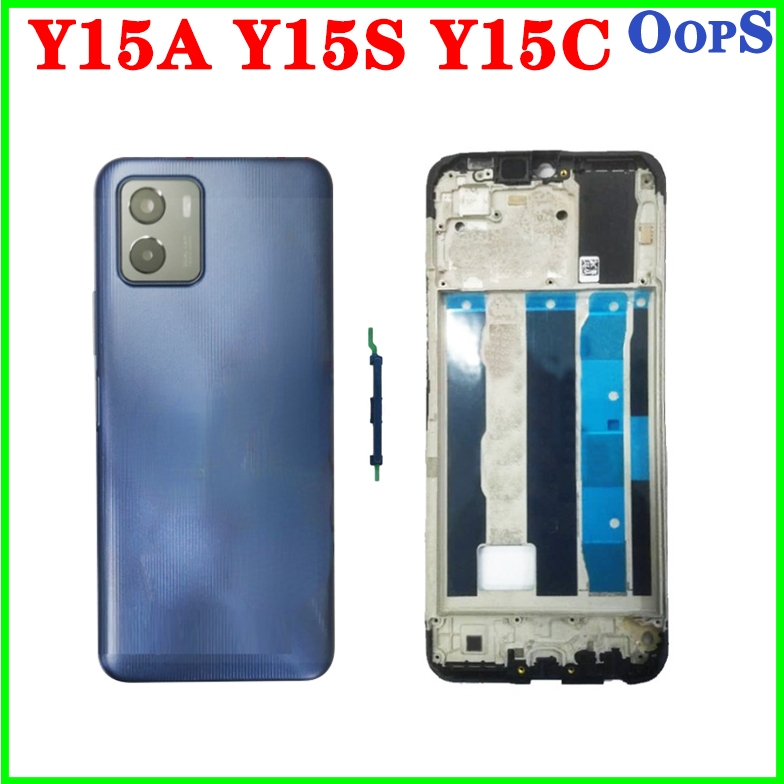 Back Housing Frame For Vivo Y15A Y15S Y15C LCD Front Middle Frame Back