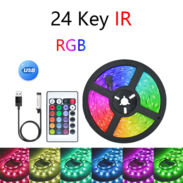 With Usb Led Strip Light Smd Dc V Usb Rgb Led Flexible Lights Ribbon