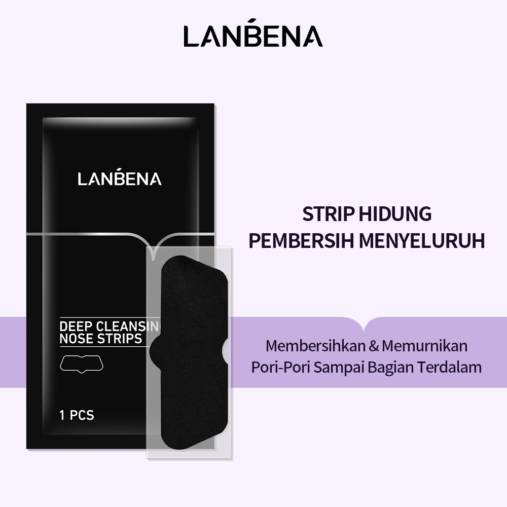 LANBENA Blackhead Mask Nose Bamboo Charcoal Blackheads 1 Pcs Shopee