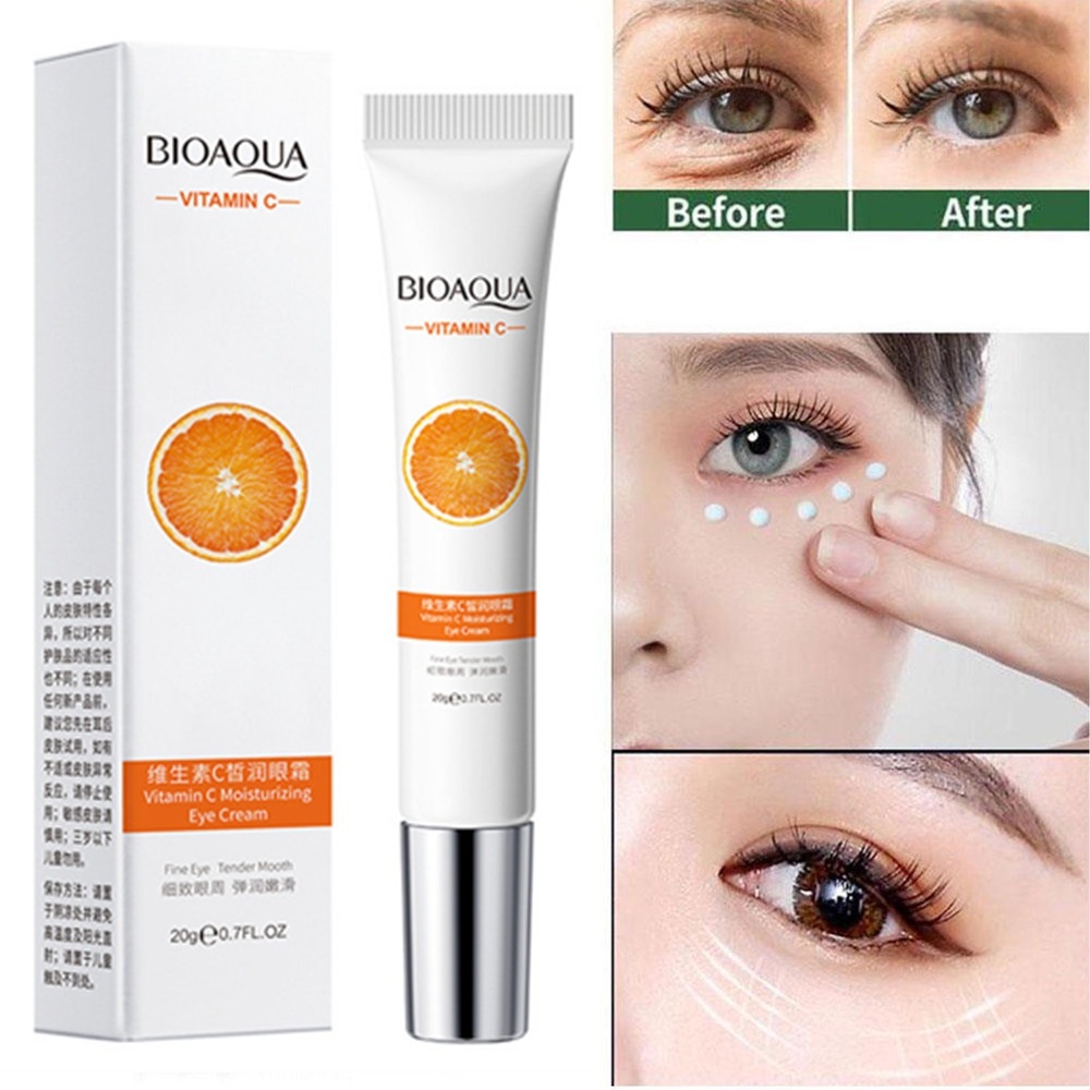 Bioaqua Vitamin C Moisturizing Eye Cream Brightening Rejuvenation Eye