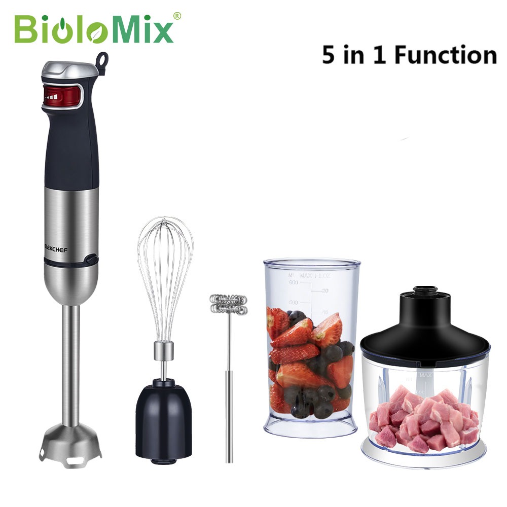 Biolomix In Stick Hand Blender Food Mixer Chopper Meat Grinder