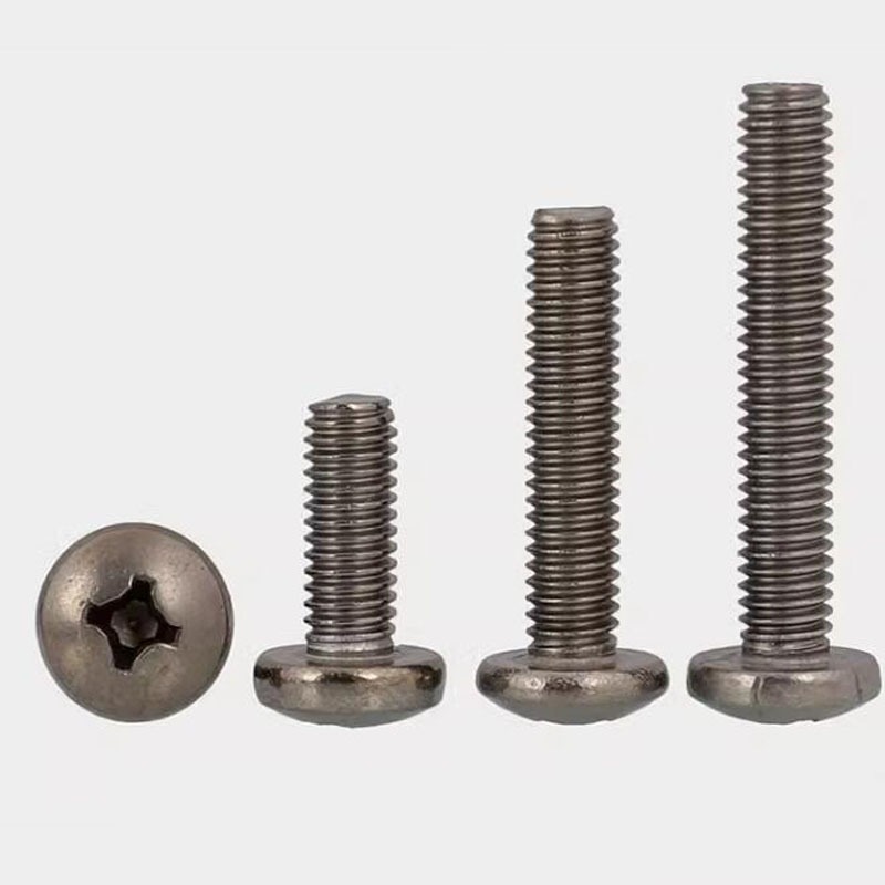 Titanium Round Head Cross Screw Pan Head Bolt Mushroom Head Machine