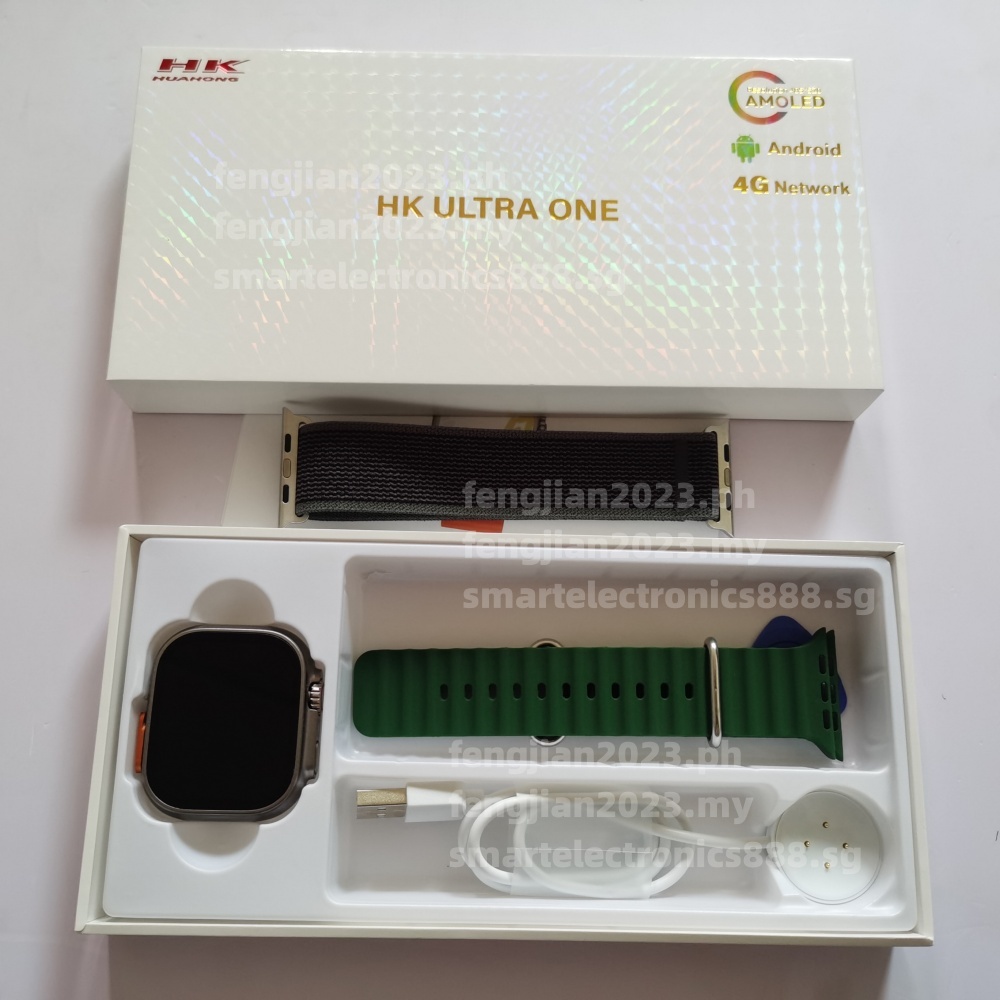 Top Amoled Hk Ultra One Smart Watch With Sim Slot And Wifi Camera