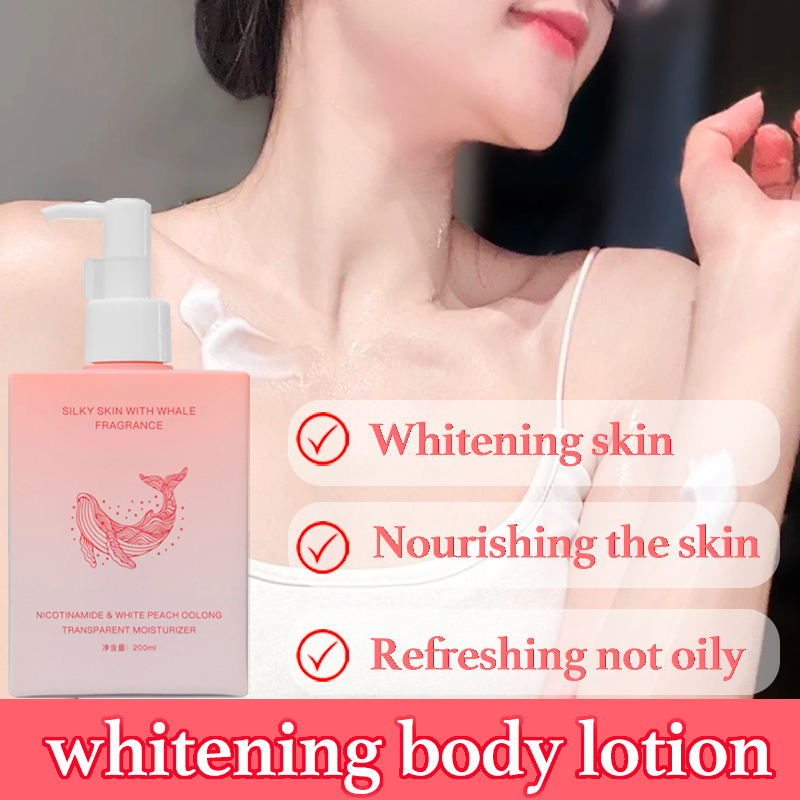 Niacinamide Whitening Body Lotion 200ml Brightens Skin Color Long