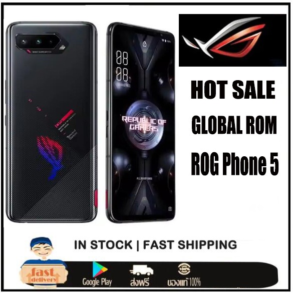 Global Rom Asus Rog 5 Gaming Phone 128G 256G 5G Moblie Phone Used