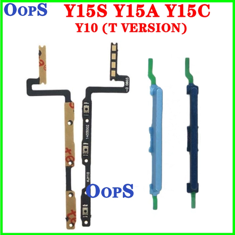 Power Volume On Off Flex For Vivo Y15A Y15S Y15C Y10 T Version Power