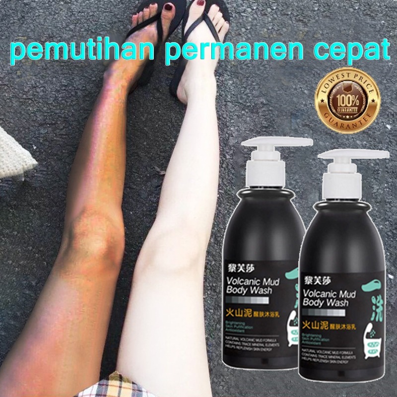 Original Volcanic Mud Body Wash Whitening Shower Gel Deep Sea Mud