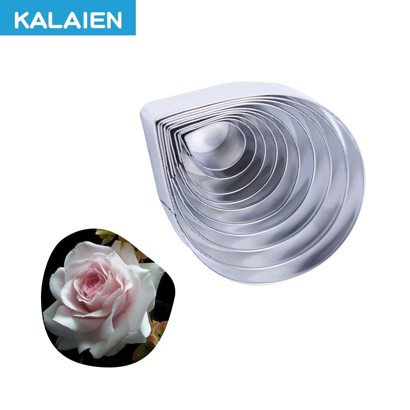 Kalaien Pcs Austin Rose Cutter Set Fondant Decor Kit Cake Decorating