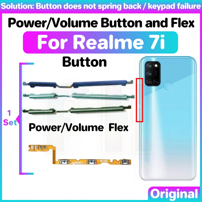 Poower Volume Button Flex For Realme I I Switch Power On Off Key