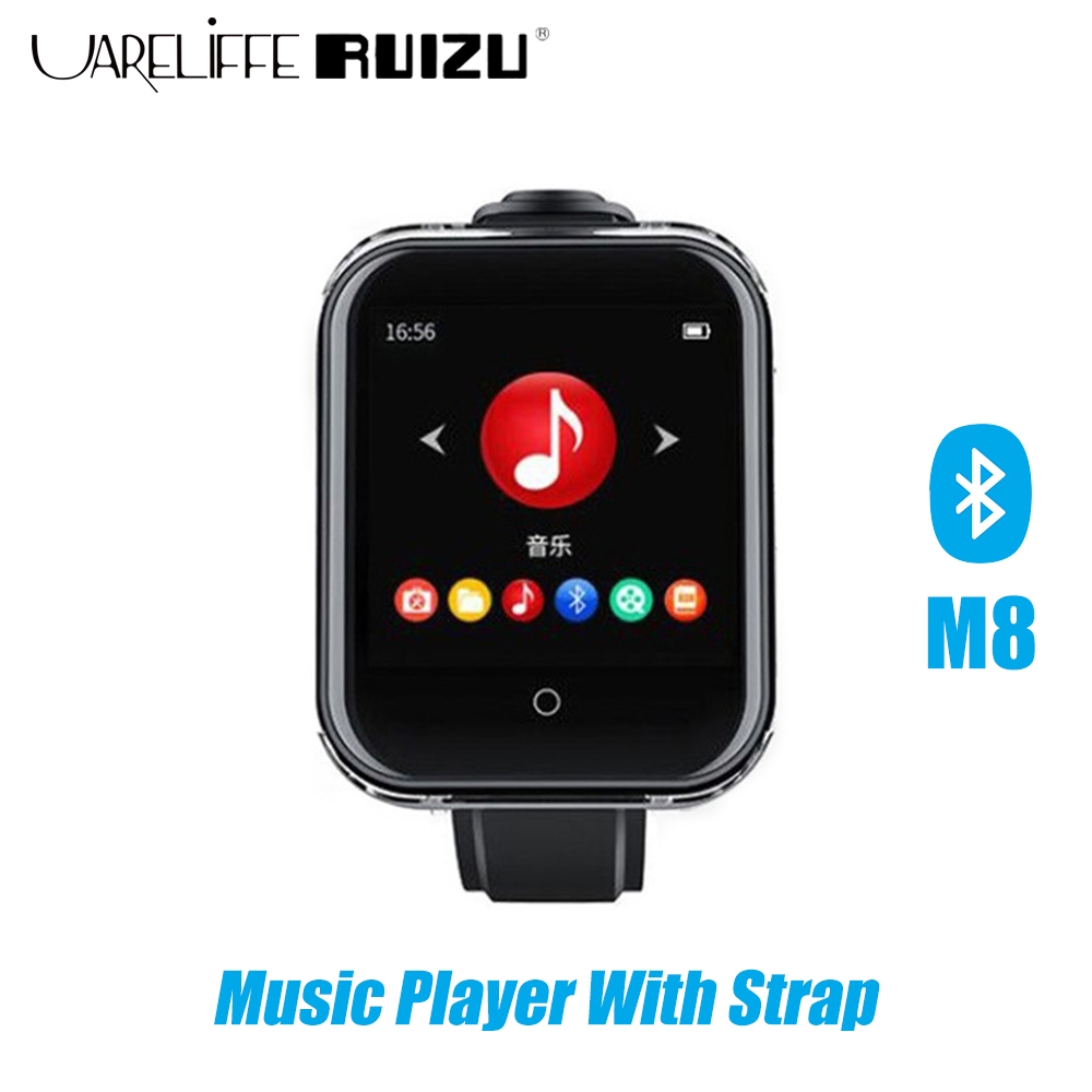 Uareliffe Ruizu M Music Player With Detachable Strap Bluetooth Hd