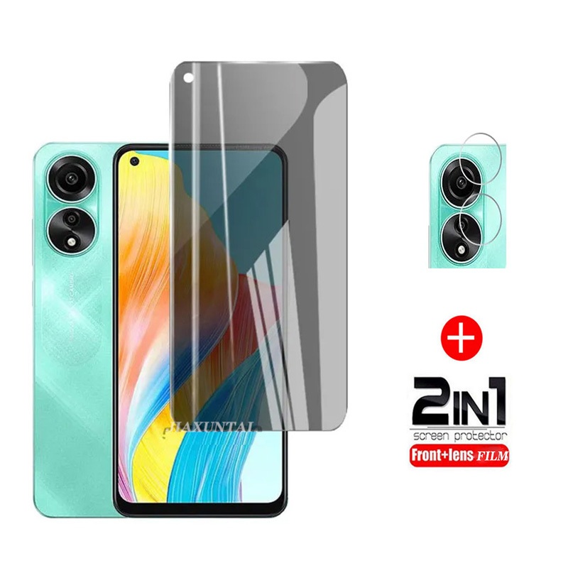 In For Oppo A A Anti Spy Privacy Tempered Glass Oppo A Realme