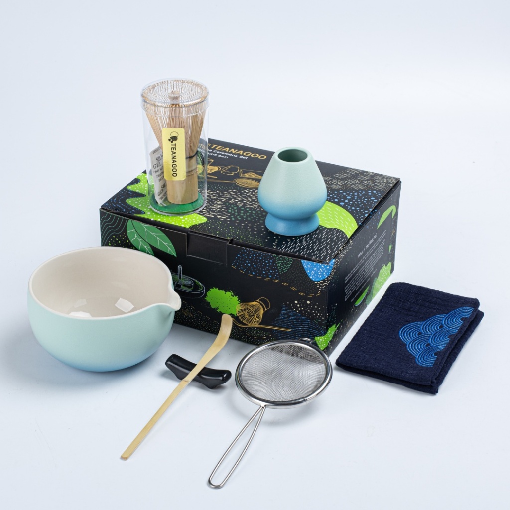 Teanagoo Japanese Tea Set Pcs Matcha Whisk Set Matcha Bowl With