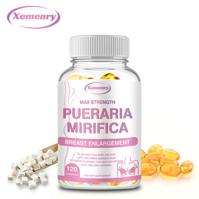 PUERARIA MIRIFICA 120 Breast Enhancement Capsules With Pueraria