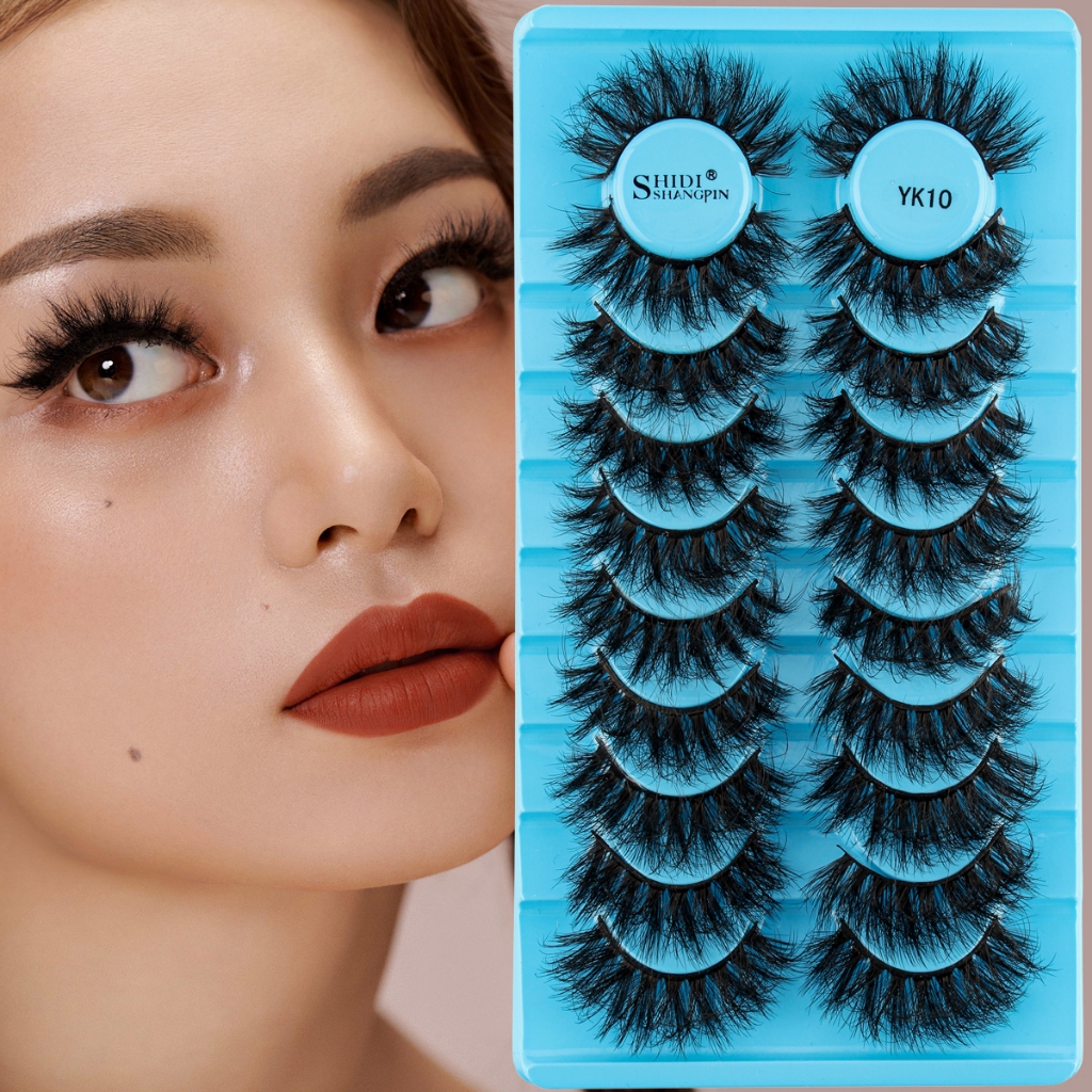 Ysdo Natrual Thick False Eyelashes Pairs Full Strip D Faux Mink