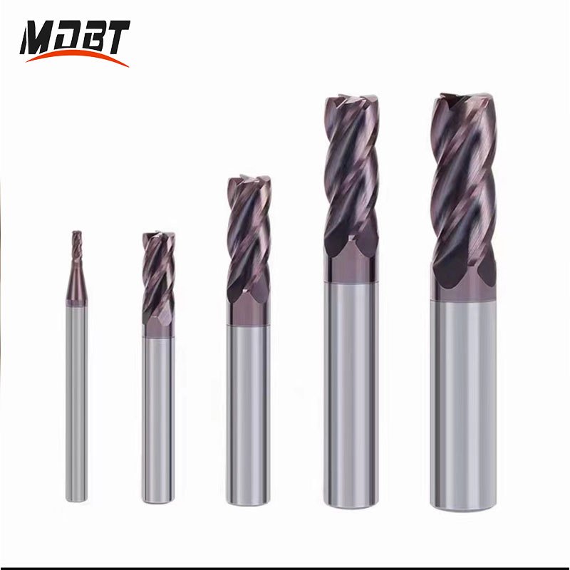 Hrc Carbide End Mill Mm Flutes Milling Cutter