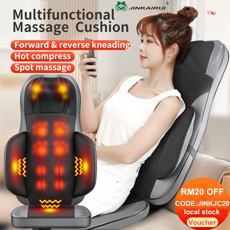 Ready Stock Jinkairui Massage Chair Full Body Massage Cushion Neck