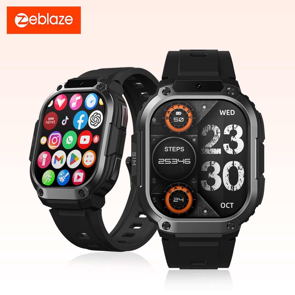 Zeblaze Thor Sq G Android Smart Watch Amoled Screen Google Play