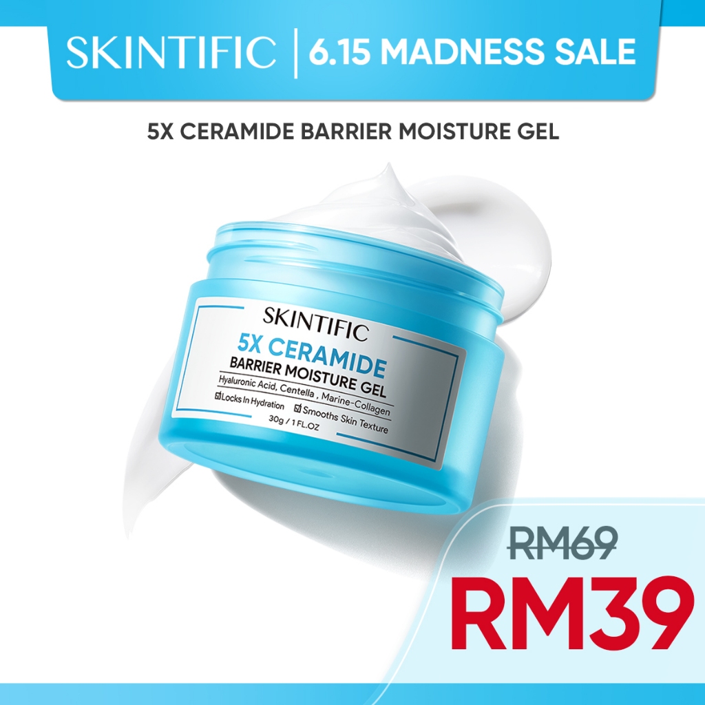 SKINTIFIC 5X Ceramide Skin Barrier Repair Moisturize Gel Moisturizer