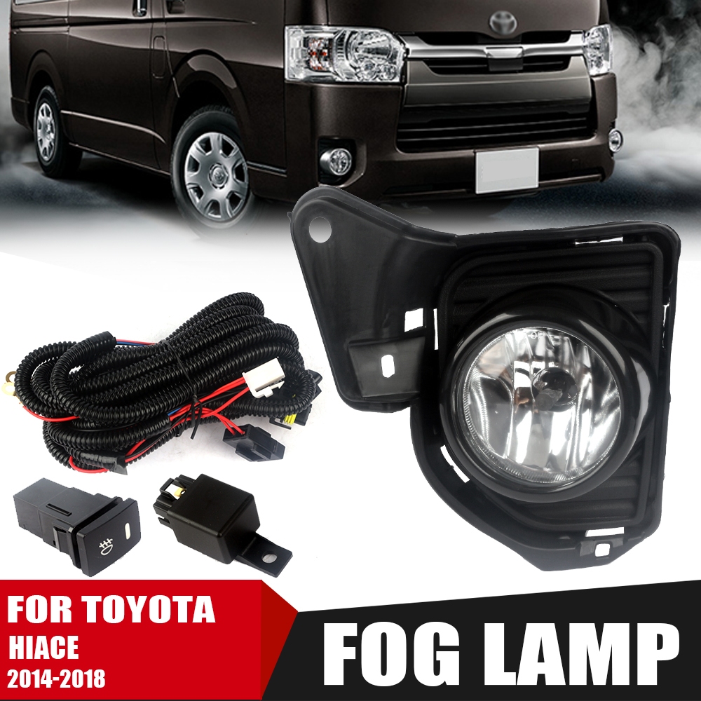 Front Bumper Fog Lamp Upgradekit For Toyota Hiace