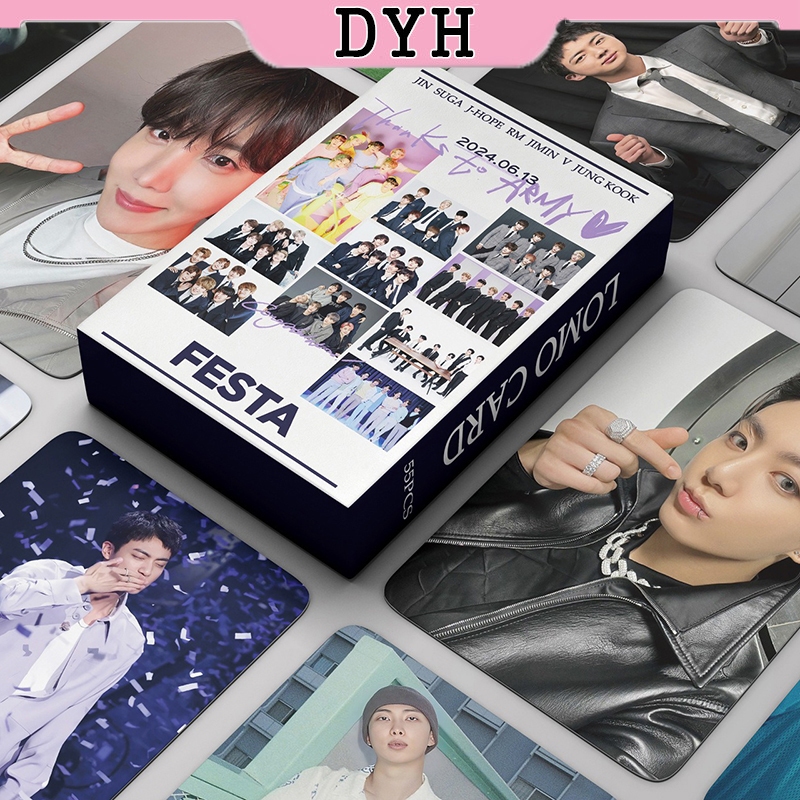 DYH 55pcs Box BT S Photocards 11TH ANNIVERSARY FESTA LOMO Card Postcard