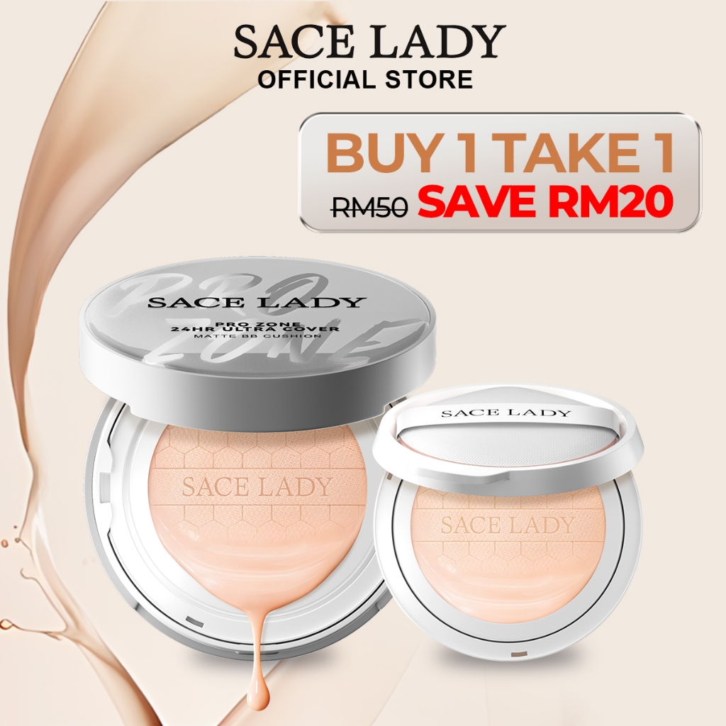 Sace Lady Pro Zone Hr Ultra Cover Matte Bb Cushion Cushion Foundation