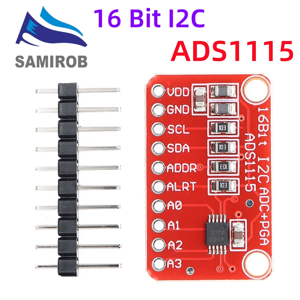 Ads Module Red Board Bit I C Adc Channel With Pro Gain