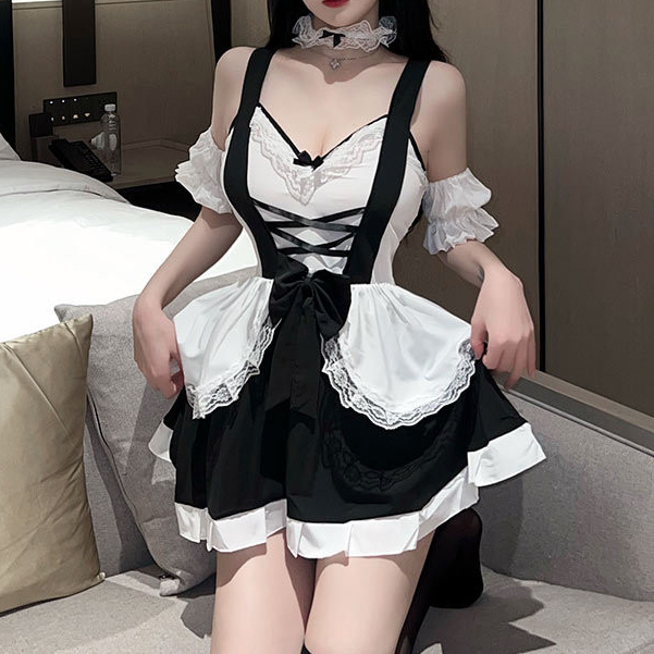 2528 Sexy Lingerie Maid Costume Sexy Uniform Suit Maid Uniform Hot