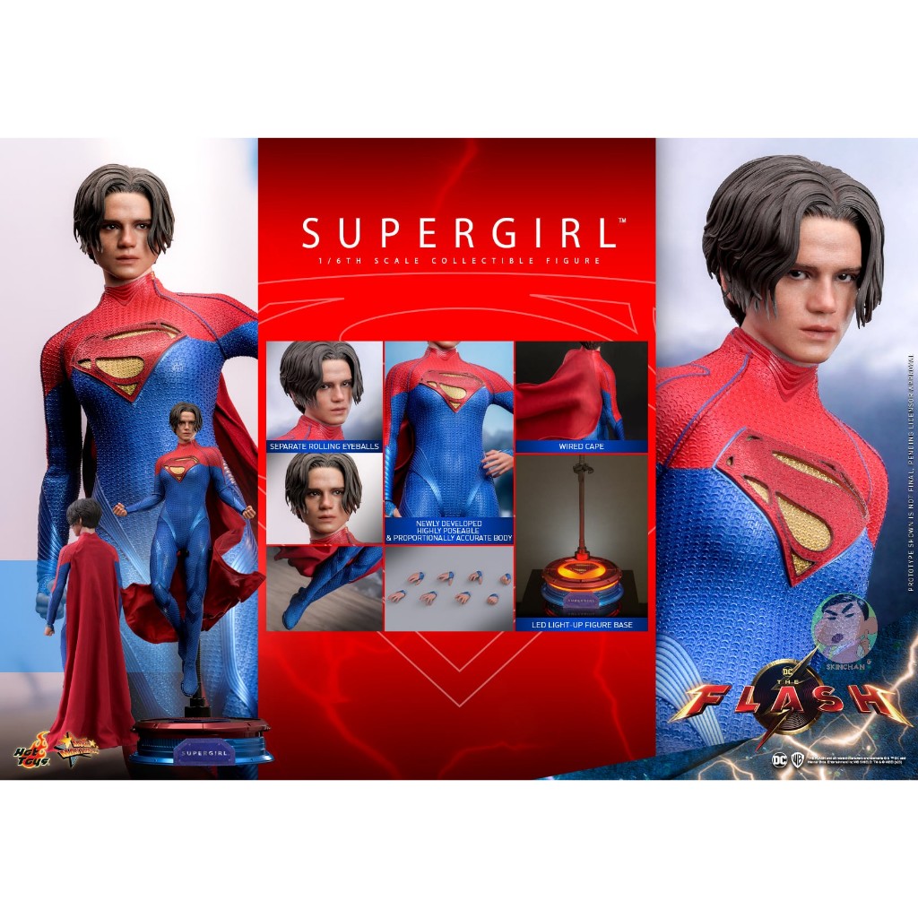 Hot Toys MMS The Flash Supergirl Scale Collectible Figure