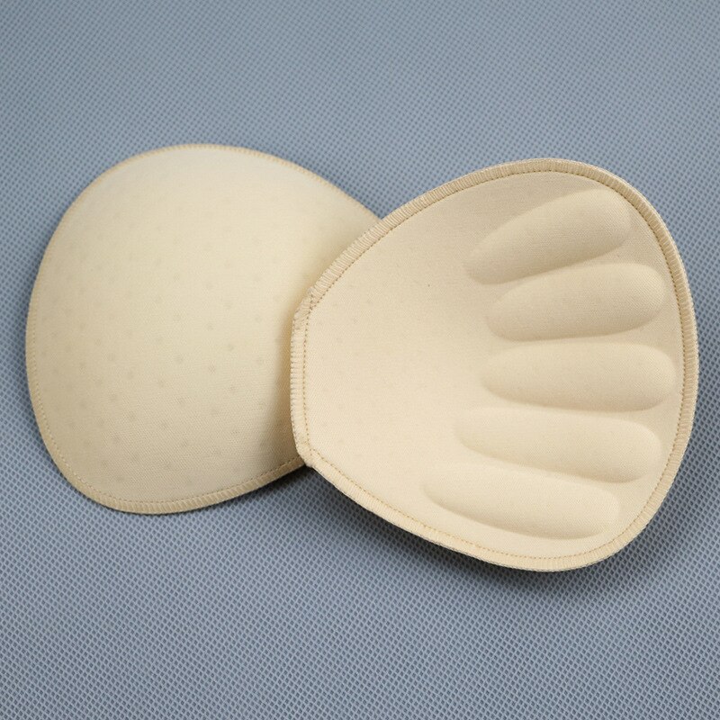 1 Pair 2 Pieces Women S Triangle Sponge Bikini Pads Swimsuit Breast