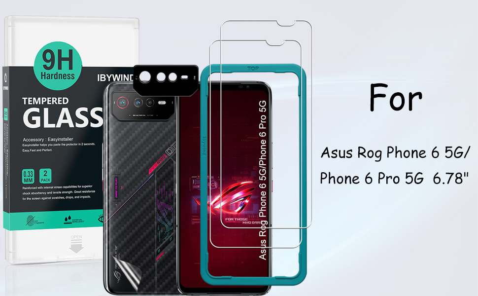 Ibywind Asus Rog Phone G Phone Pro G Pcs Pack Tempered Glass