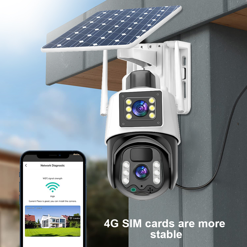 Llsee V Pro G Sim Card Solar Cctv Camera Wireless Outdoor Mp K