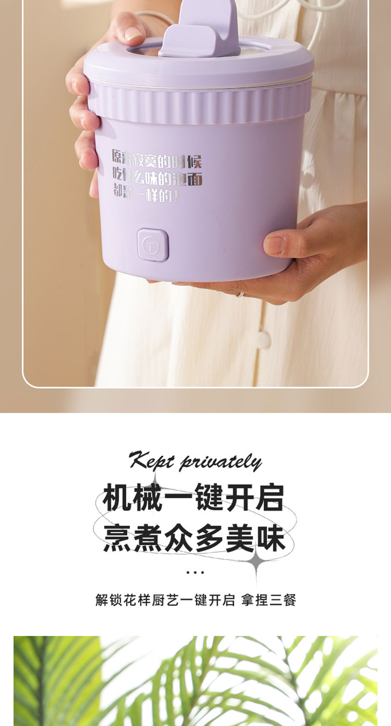 GEESO Mini Electric Cooker Multi Function Electric Hot Pot Small