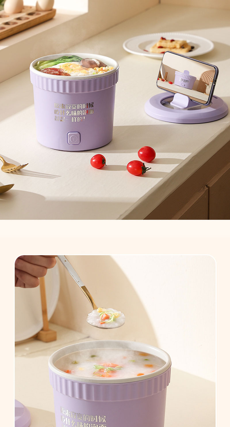 GEESO Mini Electric Cooker Multi Function Electric Hot Pot Small