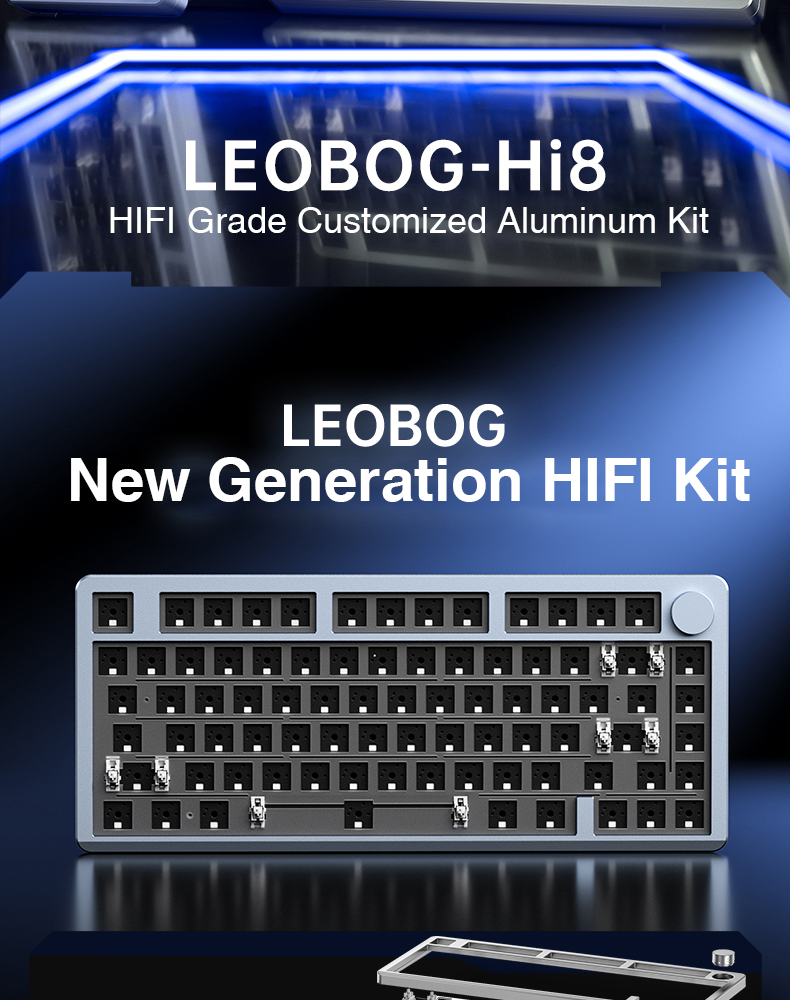 Aula Leobog Hi Customized Keyboard Keys Tri Mode Type C G