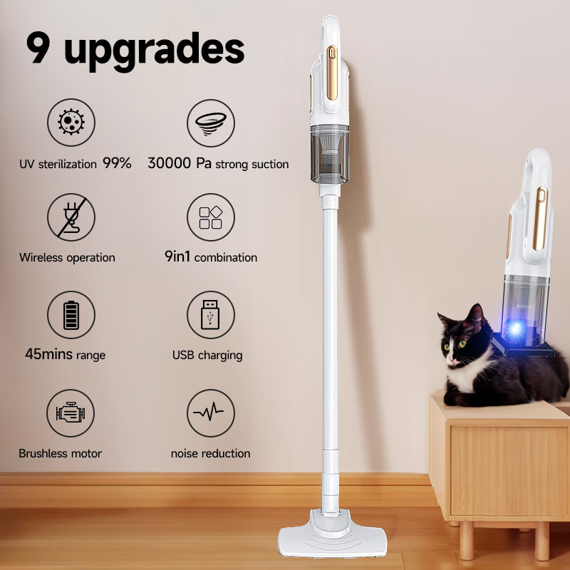 CylRedbat 9 In 1 Cordless Vacuum Cleaner UV Mite Removal Vacuum Cleaner