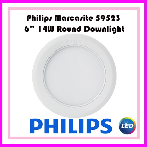 PHILIPS 59523 14W 6 MARCASITE LED SLIM DOWNLIGHT Shopee Malaysia