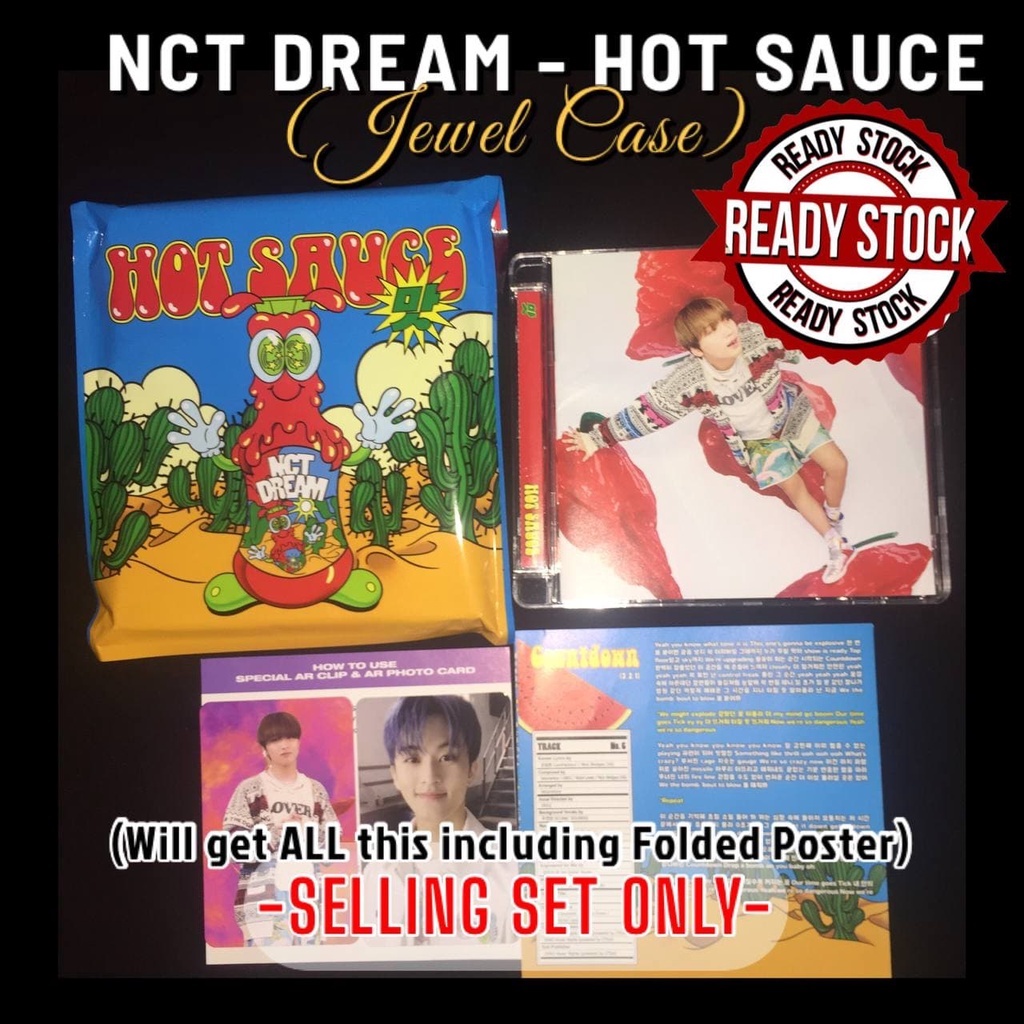 Full Set Clearance Haechan Ver Mark Lee Pc Nct Dream Hot Sauce