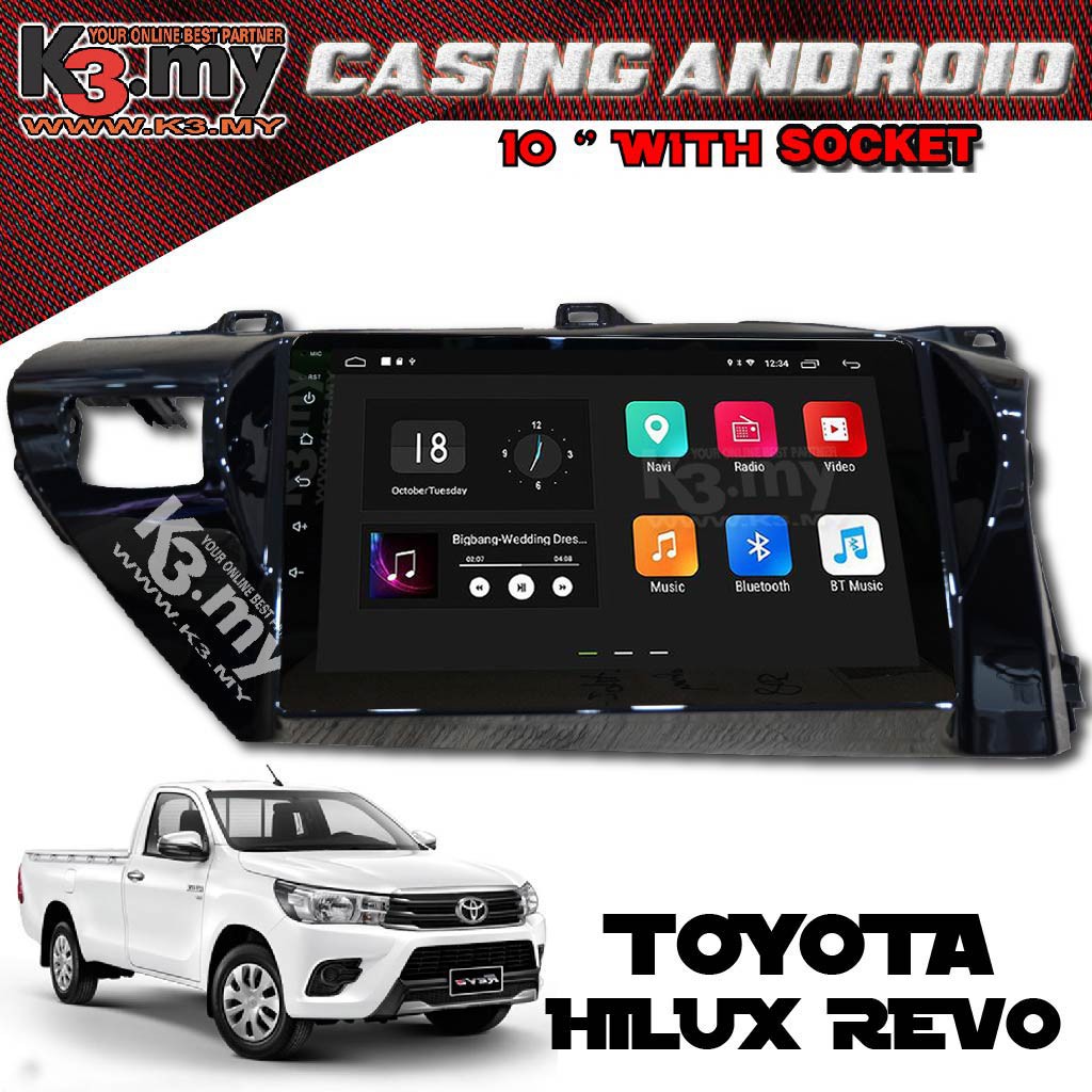 Toyota Hilux Revo 2016 10 1 16G Wifi Android Player With Casing