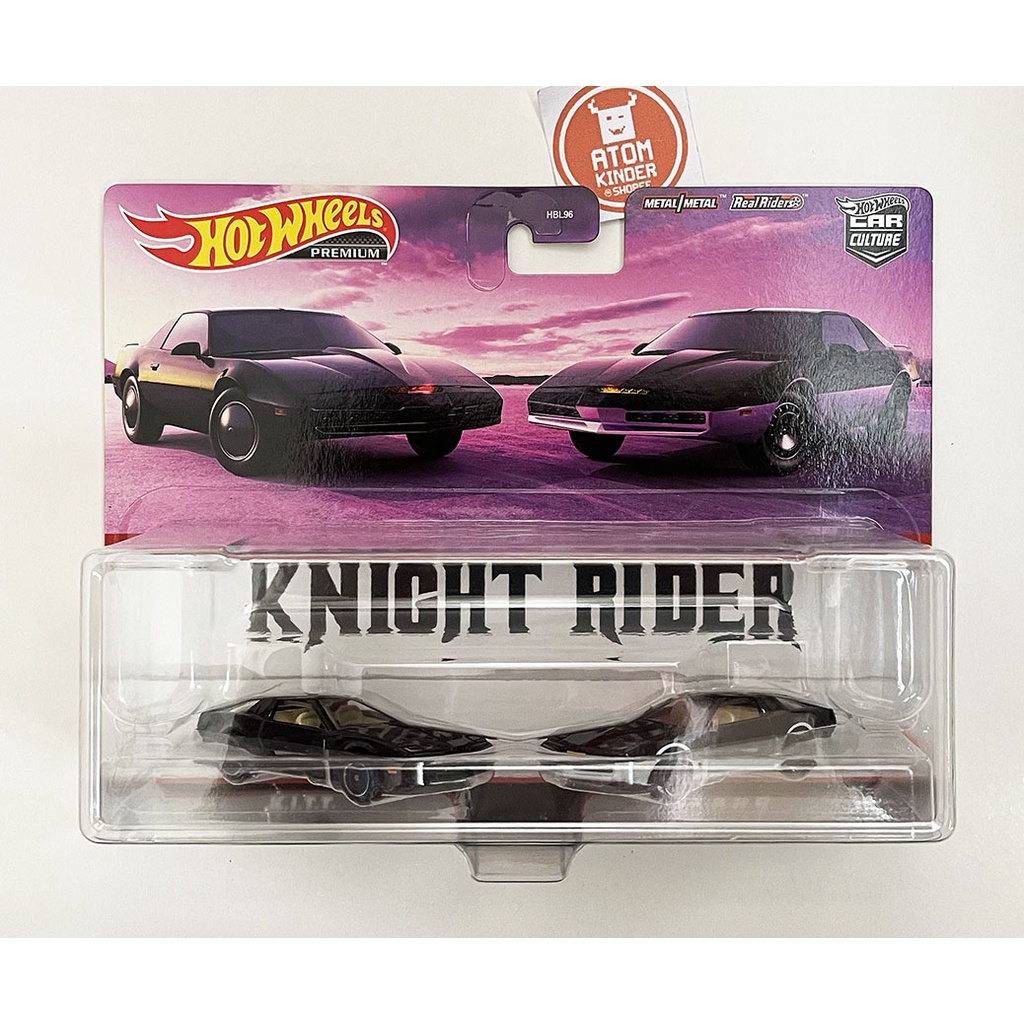 Hot Wheels Knight Rider Kitt Karr Twin Pack Dash D Shopee Malaysia