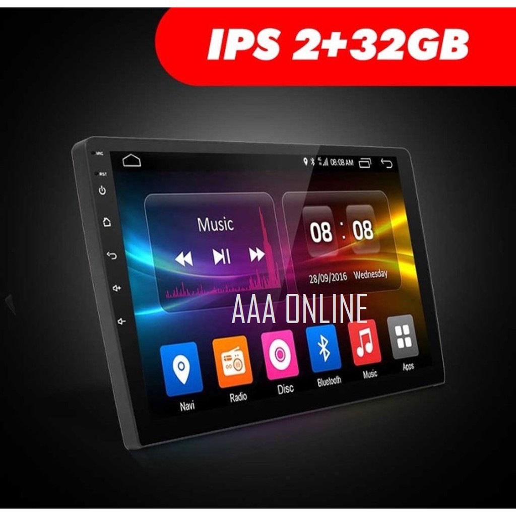 Perodua Axia T3L 9 Inch Full HD Android Player With Casing Free